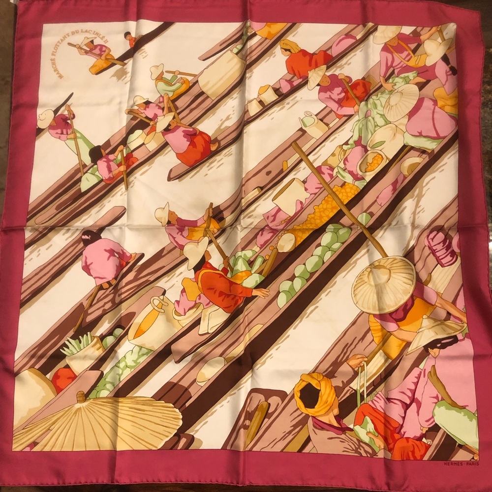 Hermès Scarf with Box